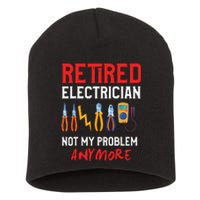 Electrician Retirement Gift Funny Retired Electrician Short Acrylic Beanie