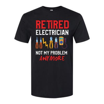 Electrician Retirement Gift Funny Retired Electrician Softstyle® CVC T-Shirt