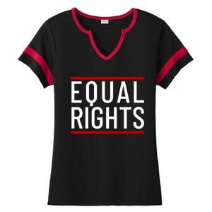 Equal Rights Gift Ladies Halftime Notch Neck Tee