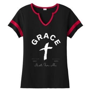 Easter Resurrection Graphic Ladies Halftime Notch Neck Tee