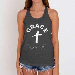 Easter Resurrection Graphic Women's Knotted Racerback Tank