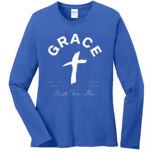 Easter Resurrection Graphic Ladies Long Sleeve Shirt