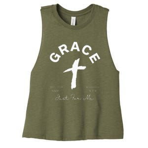 Easter Resurrection Graphic Women's Racerback Cropped Tank