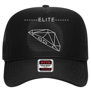 Elite Retro Gaming High Crown Mesh Back Trucker Hat