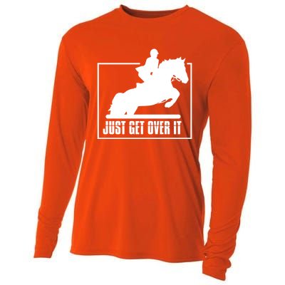 English Riding Hunter Jumper Horse Riding Gift Cooling Performance Long Sleeve Crew