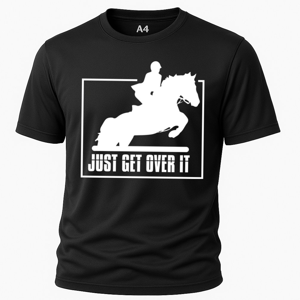 English Riding Hunter Jumper Horse Riding Gift Cooling Performance Crew T-Shirt