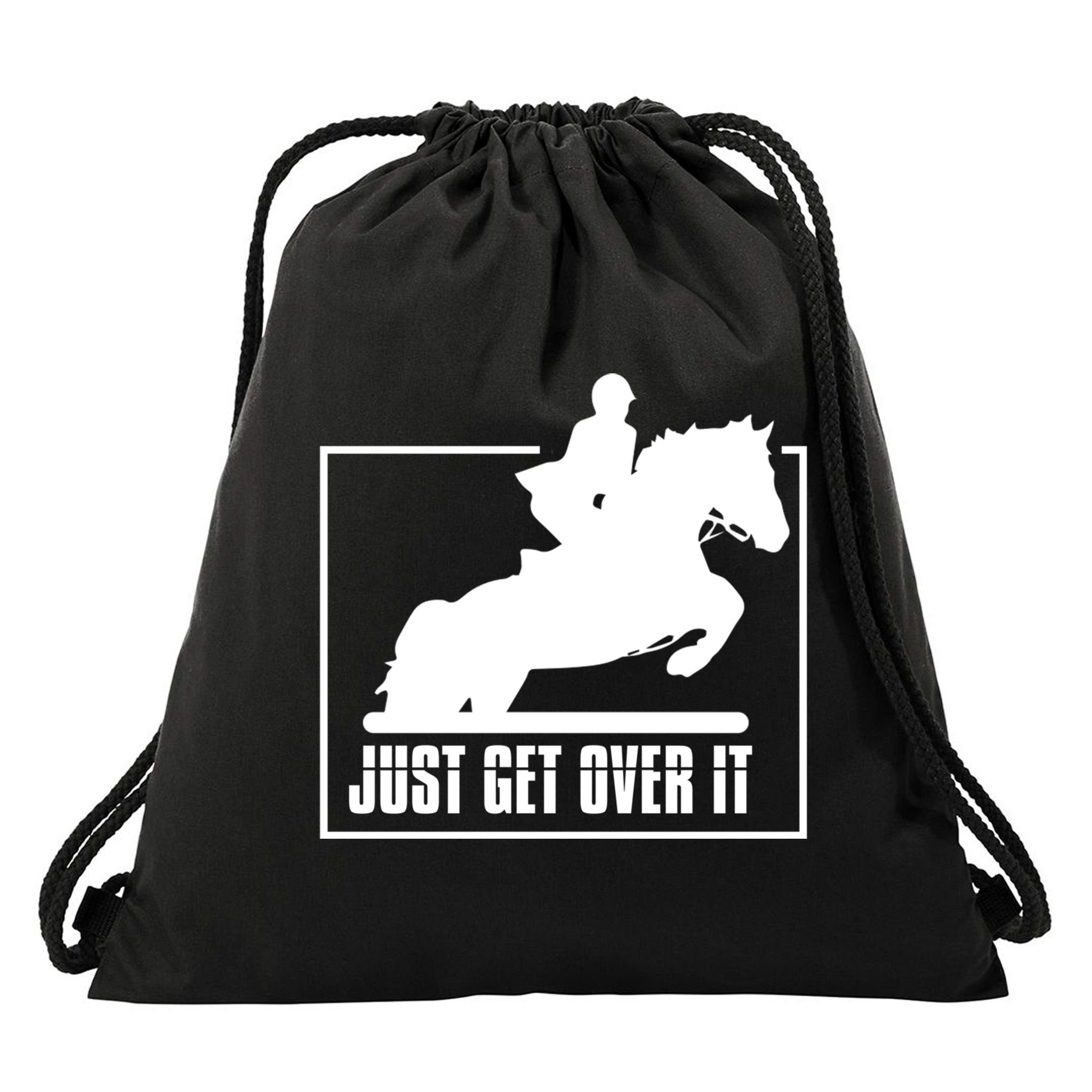 English Riding Hunter Jumper Horse Riding Gift Drawstring Bag