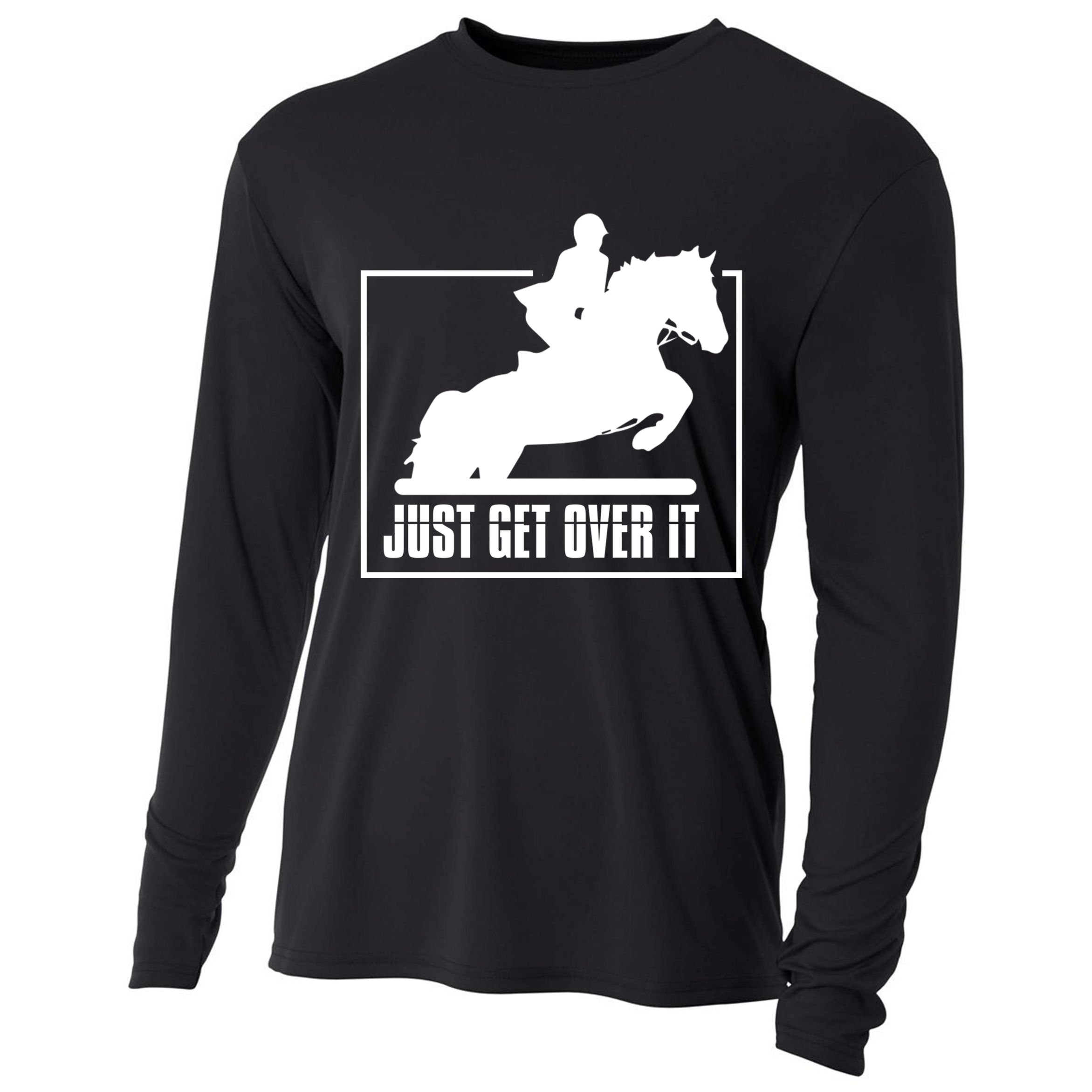 English Riding Hunter Jumper Horse Riding Gift Cooling Performance Long Sleeve Crew