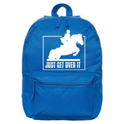 English Riding Hunter Jumper Horse Riding Gift 16 in Basic Backpack