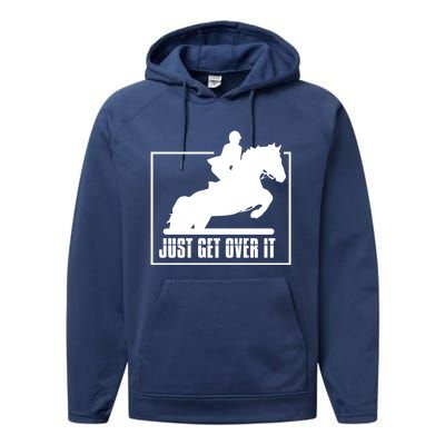 English Riding Hunter Jumper Horse Riding Gift Performance Fleece Hoodie