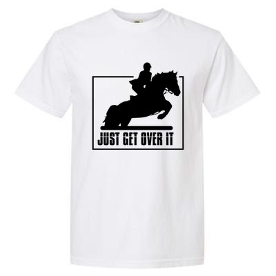 English Riding Hunter Jumper Horse Riding Gift Garment-Dyed Heavyweight T-Shirt