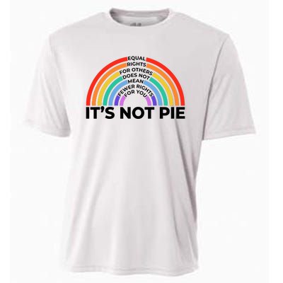 Equal Rights It’S Not Pie Lgbt Rainbow Cooling Performance Crew T-Shirt