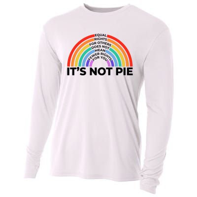 Equal Rights It’S Not Pie Lgbt Rainbow Cooling Performance Long Sleeve Crew