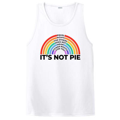 Equal Rights It’S Not Pie Lgbt Rainbow PosiCharge Competitor Tank