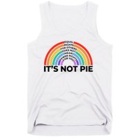 Equal Rights It’S Not Pie Lgbt Rainbow Tank Top