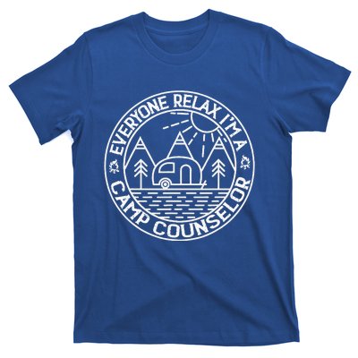 Everyone Relax IM A Camp Counselor Retro Camp Counselor T-Shirt