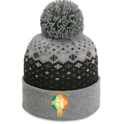 Erin Go Braugh St. Patrick's Day The Baniff Cuffed Pom Beanie