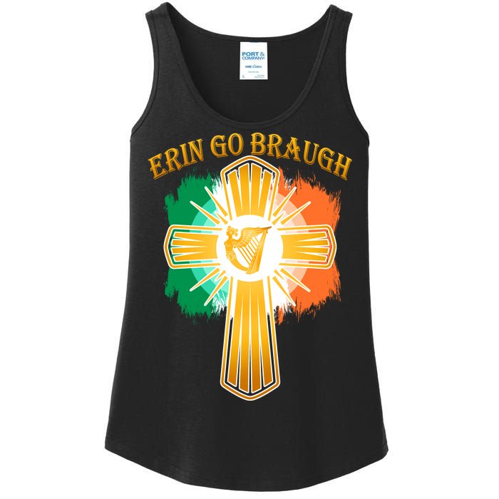 Erin Go Braugh St. Patrick's Day Ladies Essential Tank