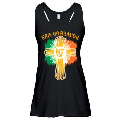 Erin Go Braugh St. Patrick's Day Ladies Essential Flowy Tank