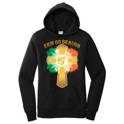 Erin Go Braugh St. Patrick's Day Women's Pullover Hoodie