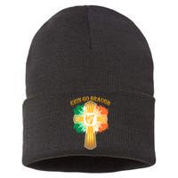 Erin Go Braugh St. Patrick's Day Sustainable Knit Beanie