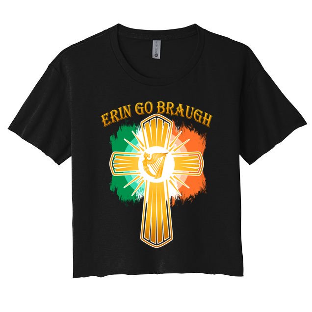Erin Go Braugh St. Patrick's Day Crop Top