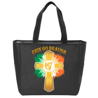 Erin Go Braugh St. Patrick's Day Zip Tote Bag