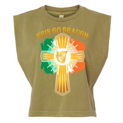 Erin Go Braugh St. Patrick's Day Garment-Dyed Women's Muscle Tee