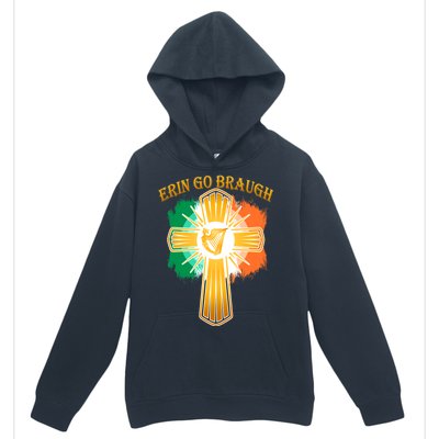 Erin Go Braugh St. Patrick's Day Urban Pullover Hoodie