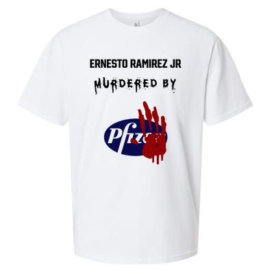 Ernesto Ramirez Jr Murdered By Pfizer Sueded Cloud Jersey T-Shirt