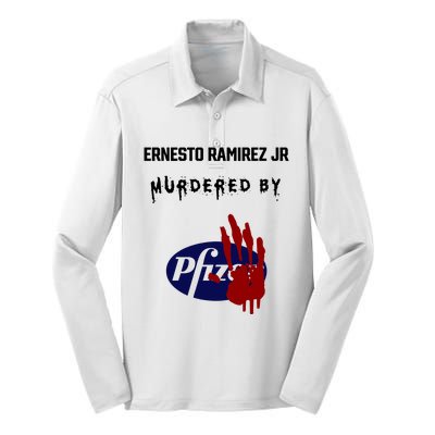 Ernesto Ramirez Jr Murdered By Pfizer Silk Touch Performance Long Sleeve Polo