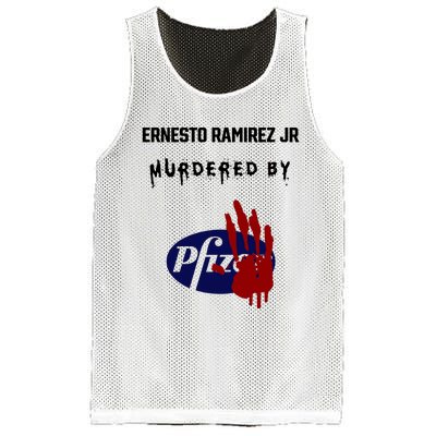 Ernesto Ramirez Jr Murdered By Pfizer Mesh Reversible Basketball Jersey Tank