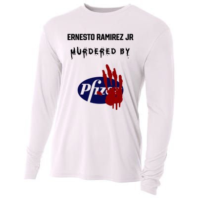 Ernesto Ramirez Jr Murdered By Pfizer Cooling Performance Long Sleeve Crew