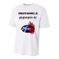 Ernesto Ramirez Jr Murdered By Pfizer Performance Sprint T-Shirt