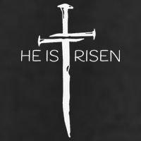 Easter Resurrection Jesus He Is Risen Cross Gift Beanie