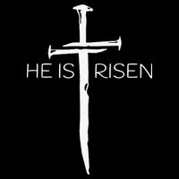 Easter Resurrection Jesus He Is Risen Cross Gift 16 in Basic Backpack
