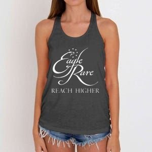 Eagle Rare Kentucky Bourbon Whiskey Gift Shop Logo Women's Knotted Racerback Tank