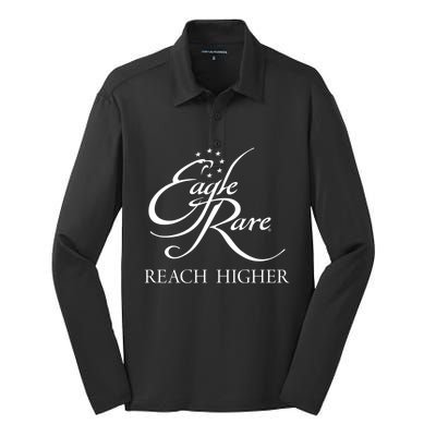 Eagle Rare Kentucky Bourbon Whiskey Gift Shop Silk Touch Performance Long Sleeve Polo