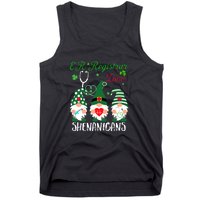 ER Registrar Love Shenanigans Gnomes Nurse St Patricks Day Tank Top