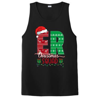 Emergency Room Nursing Xmas Squad Er Nurse Ugly Christmas Pj Meaningful Gift PosiCharge Competitor Tank