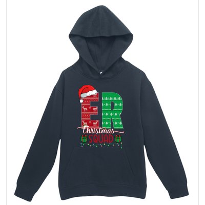 Emergency Room Nursing Xmas Squad Er Nurse Ugly Christmas Pj Meaningful Gift Urban Pullover Hoodie