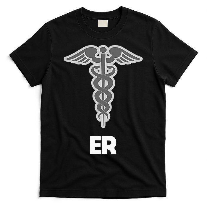 Emergency Room Nurse Caduceus Symbol T-Shirt