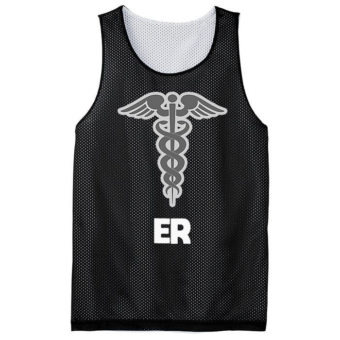 Emergency Room Nurse Caduceus Symbol Mesh Reversible Basketball Jersey Tank