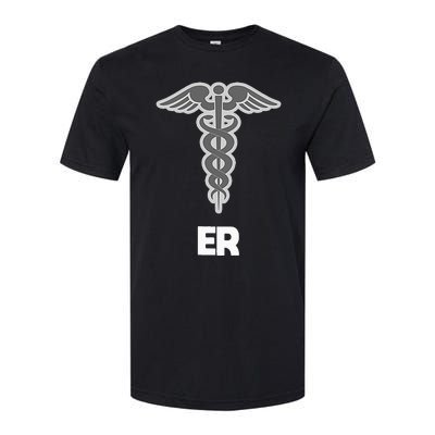 Emergency Room Nurse Caduceus Symbol Softstyle CVC T-Shirt