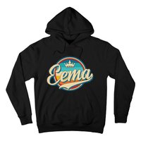 Eema Retro Name Funny Vintage Style Mother Mama Hoodie