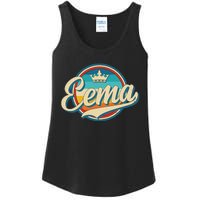 Eema Retro Name Funny Vintage Style Mother Mama Ladies Essential Tank