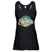 Eema Retro Name Funny Vintage Style Mother Mama Ladies Essential Flowy Tank