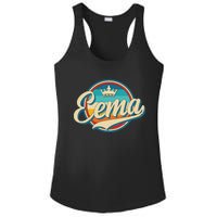 Eema Retro Name Funny Vintage Style Mother Mama Ladies PosiCharge Competitor Racerback Tank