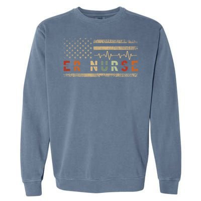 Emergency Room Nurses Er Nurses Nurse Gift Garment-Dyed Sweatshirt