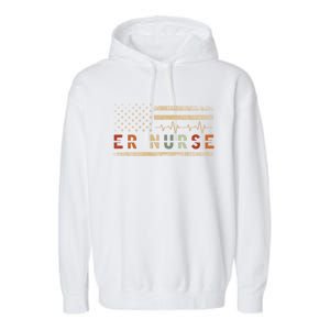 Emergency Room Nurses Er Nurses Nurse Gift Garment-Dyed Fleece Hoodie